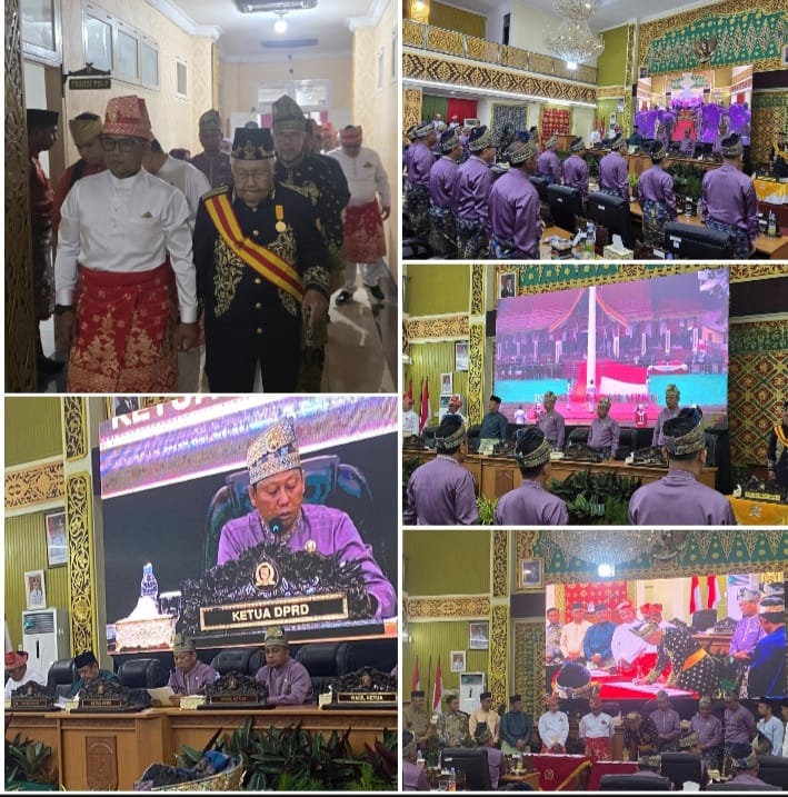 Di Paripurna Istimewa DPRD, Bupati Zukri Beberkan Bukti Nyata: Pertumbuhan Ekonomi Pelalawan Ungguli Riau, Angka Pengangguran Anjlok